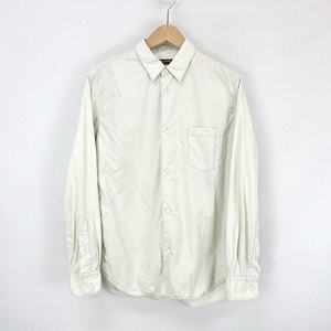 コムデギャルソンオム COMME des GARCONS HOMME AD2020 L/S COTTON SHIRT 長袖 コットンシャツ HG-B008 グレー S メンズ