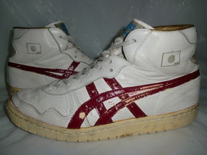 ★旧ロゴ旧タグ/オールドモデル asics/TIGER FABRE JAPAN L `80-`90s日本製アシックスタイガー TBF025 ファブレジャパン L ヴィンテージ