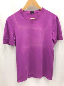 ARMANI COLLEZIONI アルマーニ コレッツィオーニ 半袖Tシャツ Vネック パープル 24071202