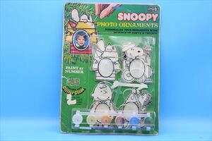 Vintage craft house snoopy photo ornaments/ヴィンテージ スヌーピー オーナメント/クリスマス/170251823