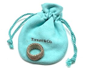 【え沖】TIFFANY&Co. ティファニー サマセットリング シルバー925 Silver 銀 指輪 アクセサリー レディース 沖509 MD433MSS31