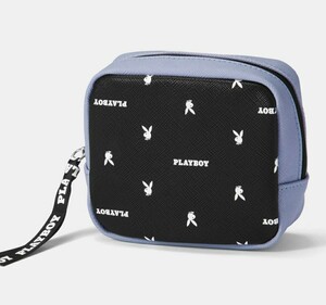 PLAYBOY プレイボーイ ポーチ パープル ブラック 新品 GU ウサギ ジーユー 黒 紫 送料無料