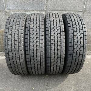 送料無料！ ダンロップ ウィンターマックス SV01 145/80R12 80/78N LT 4本 スタッドレス 冬 タイヤ 軽トラ 軽バン キャリー N-VAN など