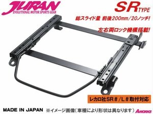 JURAN シートレール SRタイプ レカロSR2 SR3 SR4対応 /三菱 コルトラリーアート Z27A【運転席側 M251】