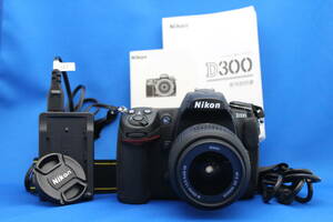 ☆美品☆ Nikon ニコン D300 AF-S DX NIKKOR 18-55mm 1:3.5-5.6G レンズセット 動作良好 サンディスク CFカード 16GB　付き