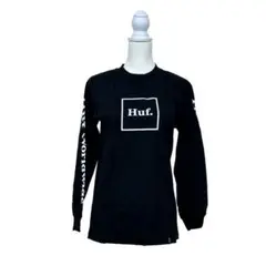 HUF ハフ トップス ロングTシャツ フロントロゴ 114910 大きいサイズ