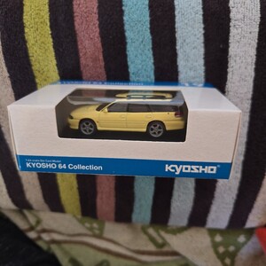 ファミリーマート限定 京商 1/64 KYOSHO 64 コレクション スバル レガシィ ツーリングワゴン イエロー KYOSHO SUBARU LEGACY touringwagon 