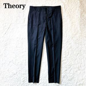 Theory セオリー スラックス パンツ ストライプ 00 XS レディース C62417-73