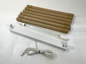 ♪●直管型 UVC LED 蛍光管 AM-T80815S 7本セット 紫外線 260-265nm 除菌 蛍光灯器具付