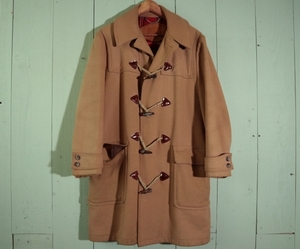 ◆ Woolrich ダッフルコート ウールジャケット 38(メンズM)キャメル/ビンテージ オールド アメリカ古着 レトロ USA製 ウールリッチ 80