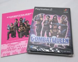 PS2★コンバットクィーン 初回限定盤 写真集付き 未開封品 小池栄子 水川あさみ 大谷みづほ