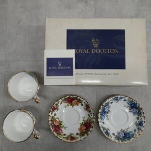 OM-J1 ROYAL DOULTON ロイヤルドルドン カップ＆ソーサー 花柄 洋食器 食器