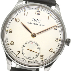 IWC SCHAFFHAUSEN IW545408 ポルトギーゼ ハンドワインド スモールセコンド 手巻き メンズ 保証書付き_826873