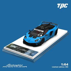 1/64 TPC ランボルギーニ　アヴェンタドール　LP700 GT EVO 青