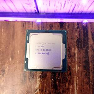 【動作確認済】CPU Intel Core i7 7700 3.60GHz-4.20GHz 4C8T LGA1151 パソコン PCパーツ C