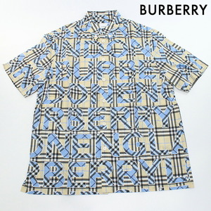 6/16はさらに+11倍 中古 バーバリー シャツ メンズ ブランド BURBERRY ノバチェックロゴシャツ コットン100％ マルチカラー