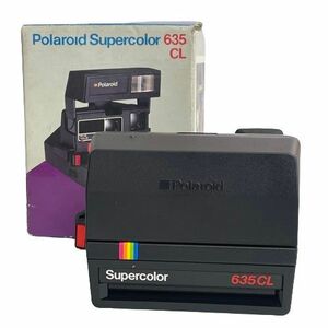 【Polaroid Supercolor/ポラロイド】635CL ポラロイドカメラ 未使用 箱付き★10588