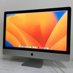 ☆【27インチ】Apple iMac (Retina 5K, 27-inch, 2017) A1419『Core i7(7700K)4.2GHz/RAM:8GB/HDD:1TB,SSD:28GB』Ventura 動作品 ※難あり