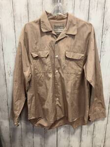 UNDERCOVER アンダーカバー JUN TAKAHASHI 00s AW MELTING POT 期 開襟 DESTROY 長袖シャツ ベージュ Mサイズ D204 コットン