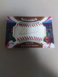 HR王2回 打点王3回 06年NL MVP ライアン ハワード 直筆サインカード Ryan Howard auto 06年58HR149打点の2冠王でシーズンMVP 通算382HR