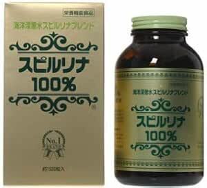 ジャパンアルジェ 海洋深層水スピルリナブレンドスピルリナ100% 200mg*1500