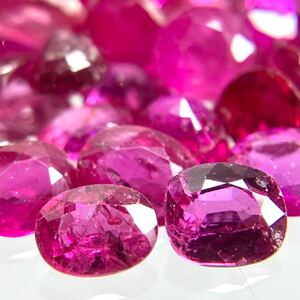 1円〜!!〔天然ルビーおまとめ51.5ct〕j 約10.3g ルース 裸石 宝石 ジュエリー jewelry ruby corundum コランダム 紅玉 w3め14