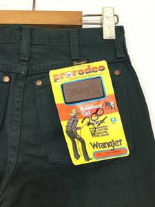 Wrangler ラングラー タグ付き 未使用 デッドストック USA製 VINTAGE カラーデニム ジーンズ コットンパンツ W28 L34 メンズS【未使用】38