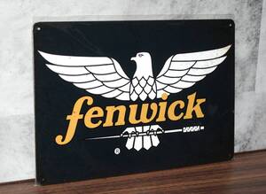 ブリキ看板　Fenwick　フェンウィック　フィッシング