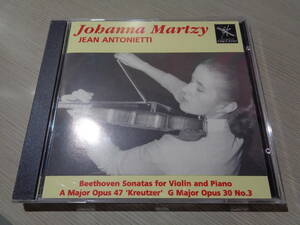 マルツィ,JOHANNA MARTZY,JEAN ANTONIETTI/BEETHOVEN:SONATAS FOR VIOLIN AND PIANO/KREUTZER etc.(UK/COUP D