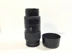 [K-2024]MINOLTA AF 75-300★カメラ用レンズ ミノルタ☆オートフォーカス 一眼レフ♪動作未確認 売り切り 1円～!!