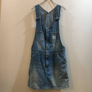 Lee DUNGAREES WHIZIT オーバーオール レディース デニム Sサイズ ジャンスカ