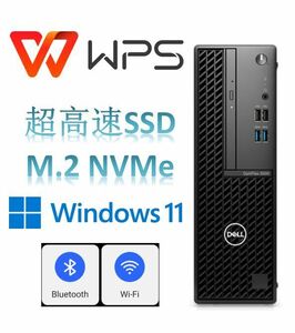 D924/DELL 3080SFF/CPU i5-10500/RAM 16GB/M.2 NVMe256GB+3.5HDD 1TB/WIN11Pro/DVD/Office WPS/Wi-Fi（無線LAN）+Bluetooth