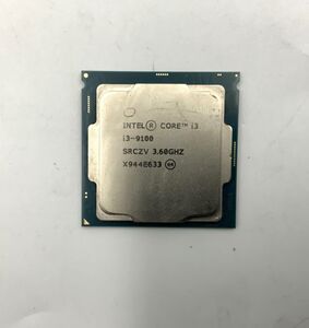 ●中古/cpu/ i3-9100 SRCZV 3.60GHz 4コア 4スレッド FCLGA1151 管理番号：20240510-19