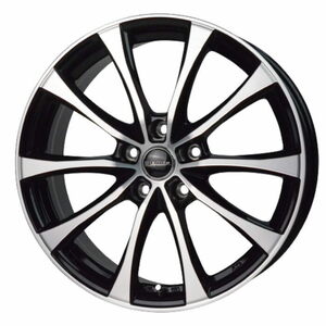 TOYO PROXES R1R 225/45R17 Laffite LE-07 ブラックポリッシュ 17インチ 7J+38 5H-114.3 4本セット