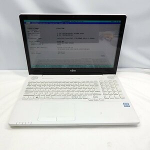 1円～FUJITSU LIFEBOOK AH77/W Core i7-6700HQ 2.6GHz/8GB/HDD1TB/Blu-ray/15インチ/OS無/動作未確認【栃木出荷】