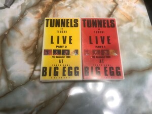 とんねるず TEUCHI LIVE BIG EGG 東京ドーム TUNNELS 石橋貴明 木梨憲武 VHSテープ