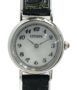 訳あり シチズン 腕時計 B023-S099480 ソーラー ホワイト レディース CITIZEN