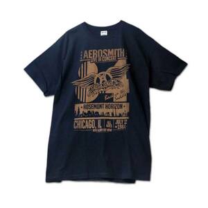 Aerosmith バンドTシャツ エアロスミス Distressed Live In Concert XL