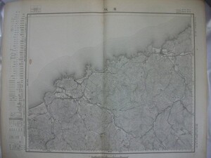 地図　中国地方　浜坂　1/5万　昭和21年　地理調査所