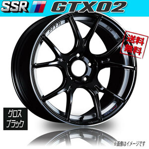 ホイール新品 2本セット SSR GTX02 グロスブラック 19インチ 5H112 8.5J+45 業販4本購入で送料無料