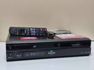 上位機 Panasonic DIGA 【DMR-BR670V】 リモコン付、SD/BD/DVD/HDD/VHS一体型レコーダー【完動保証】 超希少 2010年1436