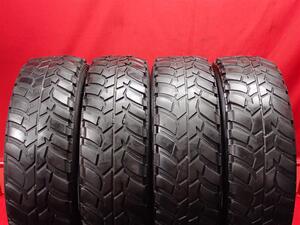 タイヤ4本 《 ダンロップ 》 グラントレック MT2 [ 225/75R16 103/100Q ]6/5分山★ デリカ ナローボディ サーフ テラノ パジェロ n16