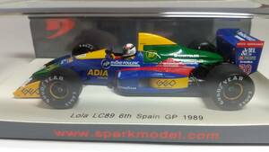 スパーク　1/43　ラルース　LC89　スペイン GP　P.アリオー（S2975）　