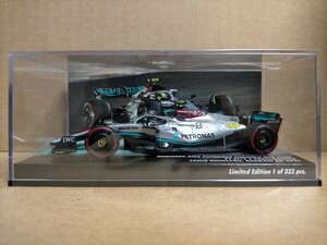 値下げ 海外別注品 PMA 1/43 メルセデス AMG ペトロナス F1 W13 L.ハミルトン No.44 2022 バーレーンGP 限定333台