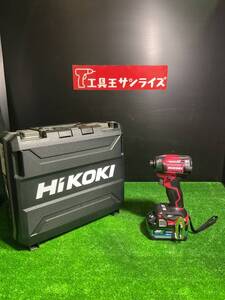 ■HiKOKI(ハイコーキ)【2024年モデル】36V 充電式 インパクトドライバ スコーピオンレッド■　未使用品