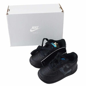 NIKE ナイキ ベビーフォースワン x Space Jam Black 9cm DN1436-001 ブラック/ライトブルー フューリー/ブラック