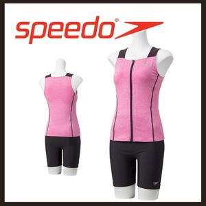 ○★新品 未使用 SPEEDO アクムーブセパレーツ 練習用トレーニング水着 ピンク L○●