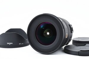 SIGMA 10-20mm f/3.5 EX DC HSM Canon EFマウント [未使用に近い美品] レンズフード 前後キャップ付き 超広角ズームレンズ