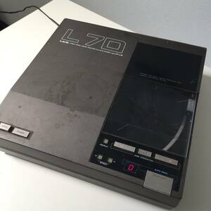 ○【通電確認済】１円スタート！ Lo-D HT-L70 ローディー HITACHI 日立 レコードプレーヤー レトロ オーディオ機器 中古(NF240608)Zi-1707