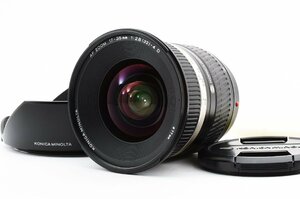 Minolta AF 17-35mm f/2.8-4 D ソニーミノルタ αマウント Aマウント [超美品] レンズフード付き